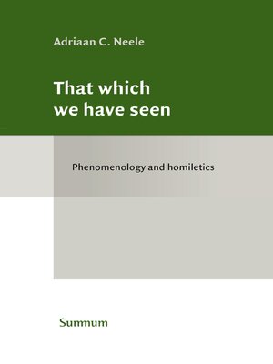 cover image of That Which We Have Seen